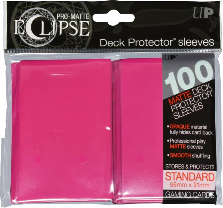 Ultra Pro - Sleeves: PRO-Matte Eclipse Standard Deck Protector Sleeves Pink